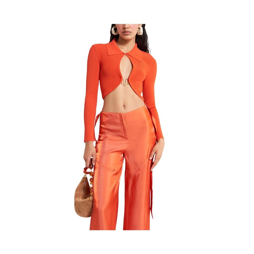 Cult Gaia Orange Women's Sweater
